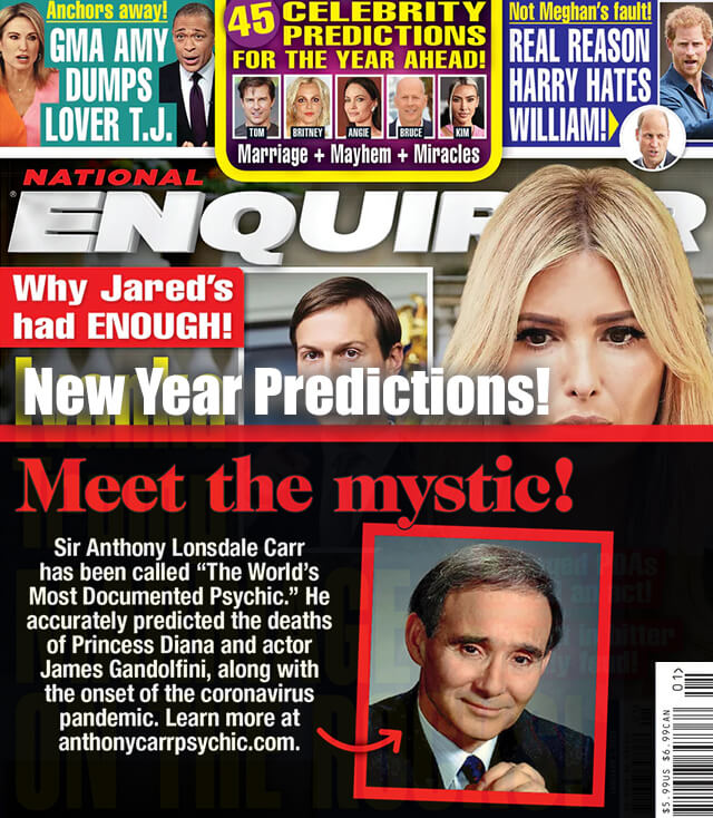 National Enquirer 2026 Predictions